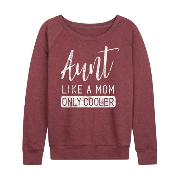 Instant Message - Like A Mom Only Cooler - Women's Lightweight French Terry Long Sleeve Shirt