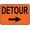 Summer, variant on New Metal Sign Aluminum Sign Right Arrow Detour Traffic Sign Room Plaque Sign for Outdoor & Indoor