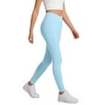 thumbnail image 6 of Cethrio Girls Yoga Leggings, High-waisted Stretchy Dancing Casual Tight Pants Blue Size 13-14 T, 6 of 6