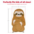 thumbnail image 6 of Silver Lilly Animal Tail Blanket - Plush Animal Sleeping Bag Blanket for Kids (Sloth), 6 of 6