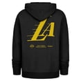 thumbnail image 3 of Men's-'47  Black Los Angeles Lakers 2024/25 City Edition Double Crossover Foundation Pullover Hoodie, 3 of 3
