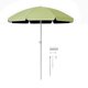 thumbnail image 1 of Sombrilla de patio exterior, toldo para picnic al aire libre, 1,7 m (5,6 pies), fácil de transportar, resistente. verde, 1 of 8