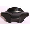 thumbnail image 2 of PRIMER BLACK BATWING FAIRING WINDSHIELD for HARLEY SOFTAIL FATBOY HERITAGE DELUXE CUSTOM SLIM 2000-2017 Single Din Radio Design and 6X9" Speakers Holes, 2 of 4