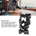 thumbnail image 3 of Leather Cutting Die, High Density Leather Punch Die Butterfly Shape 2PCS Set Accurate Manual Spot Welding Technology  for Fashion Design, 3 of 7