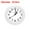 White, variant on Uxcell 9 Inch Wall Clock Quartz Battery Operated Silent Round Wall Clocks White