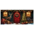 thumbnail image 5 of Christmas Garage Door Banner 7x16 ft, Vintage Believe Train Garage Door Cover with Polar Express Santa, Large Outdoor Wall Decor for Xmas Eve Holiday Backdrop, 5 of 5