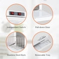 thumbnail image 2 of OmySalon Hot Towel Warmer Cabinet for Facials Massage, Aluminum Chamber, Salon Beauty Spa Barbershop Equipment, 2 of 7