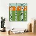 thumbnail image 6 of Epic Graffiti 'Spring Birches' by Michelle Calkins, Giclee Canvas Wall Art, 18"x18", 6 of 6