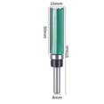 thumbnail image 2 of Brand New Router Bit Shank Spare Parts Tool Trimming Woodworking 45# Steel Accessories Four Blades Milling Cutter XQM, 2 of 5