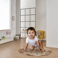 thumbnail image 2 of Guanhe Tie-Dye Round Area Rugs for Living Room, 32Inch Circle Rugs for Kids Girls Rooms, Soft Non-Slip Bedroom Rugs,Khaki, 2 of 3