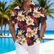 thumbnail image 1 of Blusa y camisa de manga corta con cuello vuelto para hombre, unisex, con botones y cuello alto, de longitud media, 1 of 4
