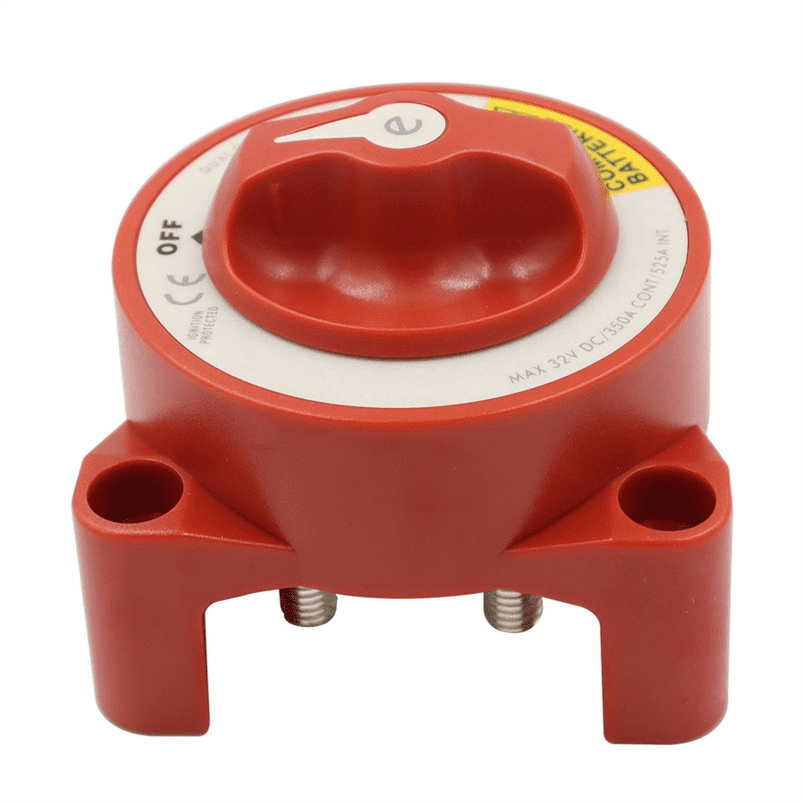 5511E Dual Circuit Plus Battery Rotary Switch Isolators Disconnect 12V-32V 350 Amp E-Series for Car Truck Ship Speedboat