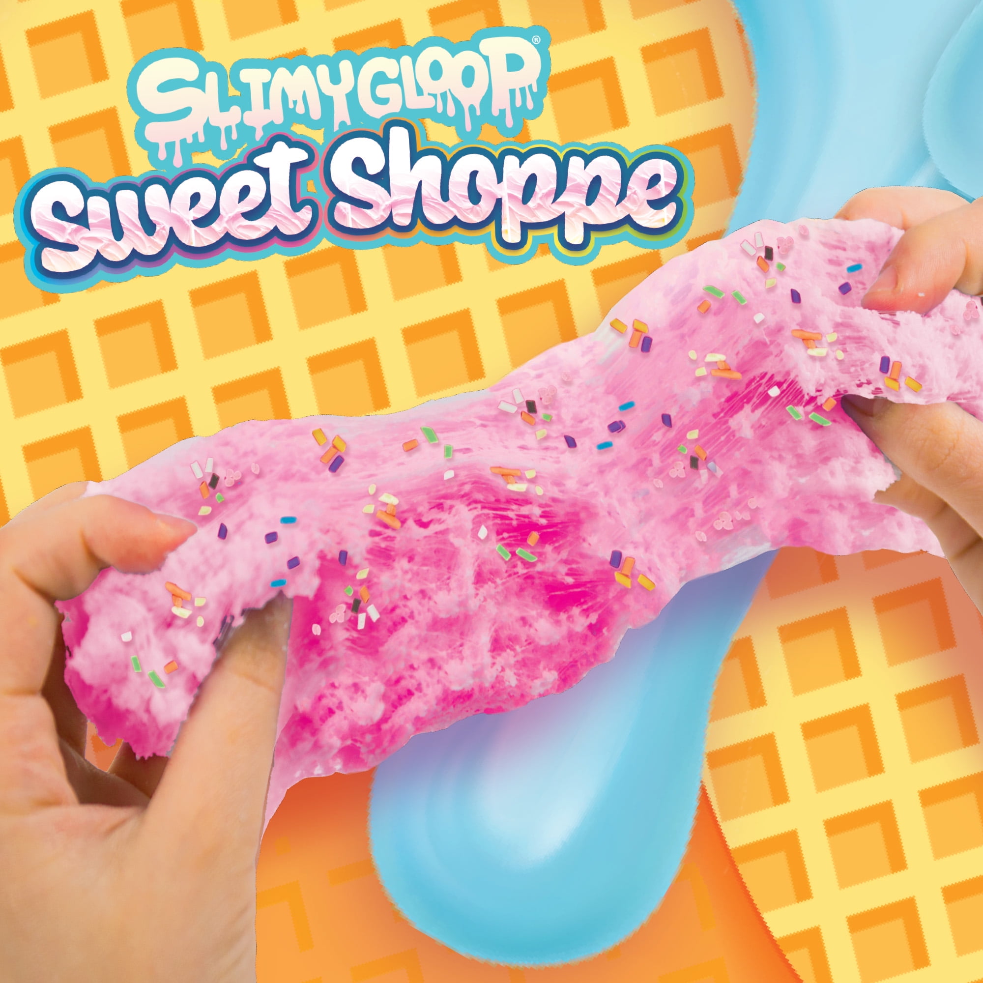 2-in-1 DIY SLIMYGLOOP Multicolor Slime Sets, Sweet Shoppe Pop Party Sensory Creations