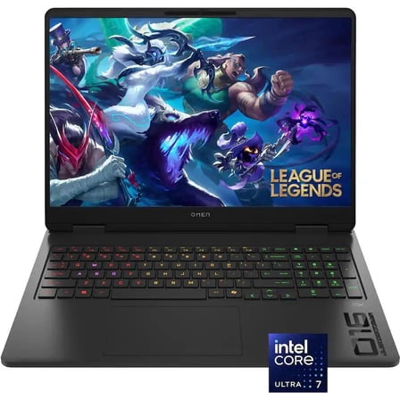 HP OMEN - 16" 2K 144Hz Gaming Laptop - Intel Core Ultra 7 255H with AI Boost - 16GB Memory - NVIDIA GeForce RTX 5060 - 1TB SSD - Shadow Black