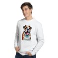 thumbnail image 3 of Patriotic Bulldog Stained Glass Portrait American Flag Sweatshirt Unisex Merch Dog Lover Gifts Idea - 01010, 3 of 6