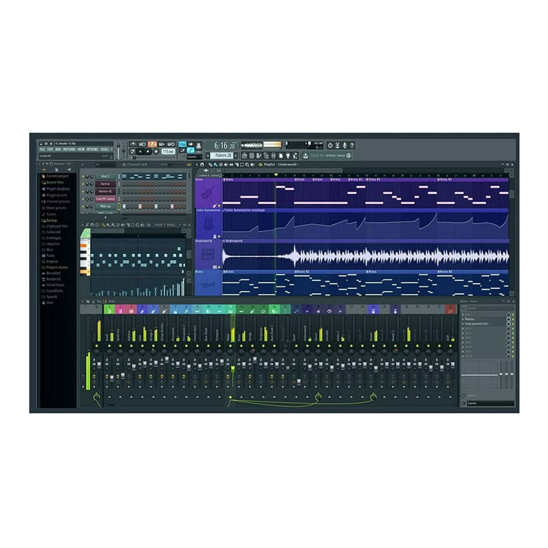 FL Studio 20 - Fruity Edition (Boxed) Bundle with Headphones & USB