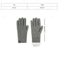 thumbnail image 2 of Women's Winter Thermal Knit Gloves with Touchscreen Capability for Cold Weather and Warmth, 2 of 3
