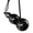 Black, variant on JoyHoop 600ml Gourd Shaped Water Bottle with Adjustable Strap, Food-Grade Plastic Portable Cup for Hiking and Daily Use, Black