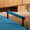 thumbnail image 5 of Convertible Chair Bed Sleeper for Adults, 5 in 1 Folding Chair Bed with 5-Position Adjustable Backrest & Pillow, Comfy Single Futon Sofa Bed for Small Spaces, Apartment, Office (Blue), 5 of 10