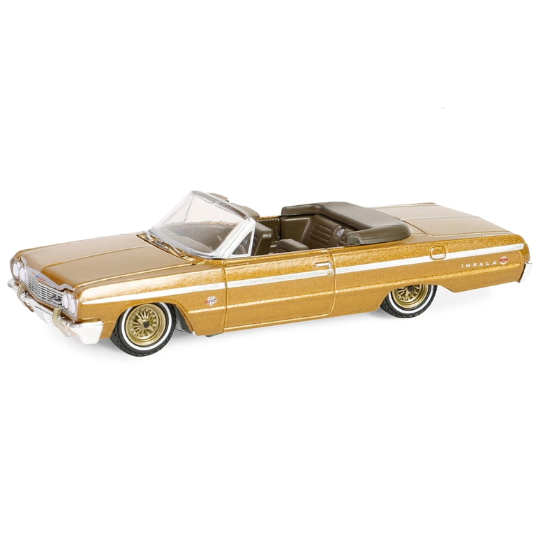 ミニカー '64 Impala Convertible Lowrider 1964 Chevrolet Impala Convertible Lowrider Gold Met w/Gold
