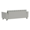thumbnail image 6 of ZUO Kendall Modern Pine Wood Polyurethane and Polyester Sofa in Gray, 6 of 7