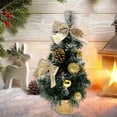 thumbnail image 3 of Mini árbol de Navidad de mesa, decoración de árbol de Navidad, escultura, árbol de Navidad artificial, pequeño árbol de Navidad para cocina, dormitori Oro, 3 of 8