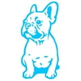 thumbnail image 2 of SPRING PARK Funny French Bulldog Reflective Car Vehicle Body Window Decals Sticker Decor, 2 of 7