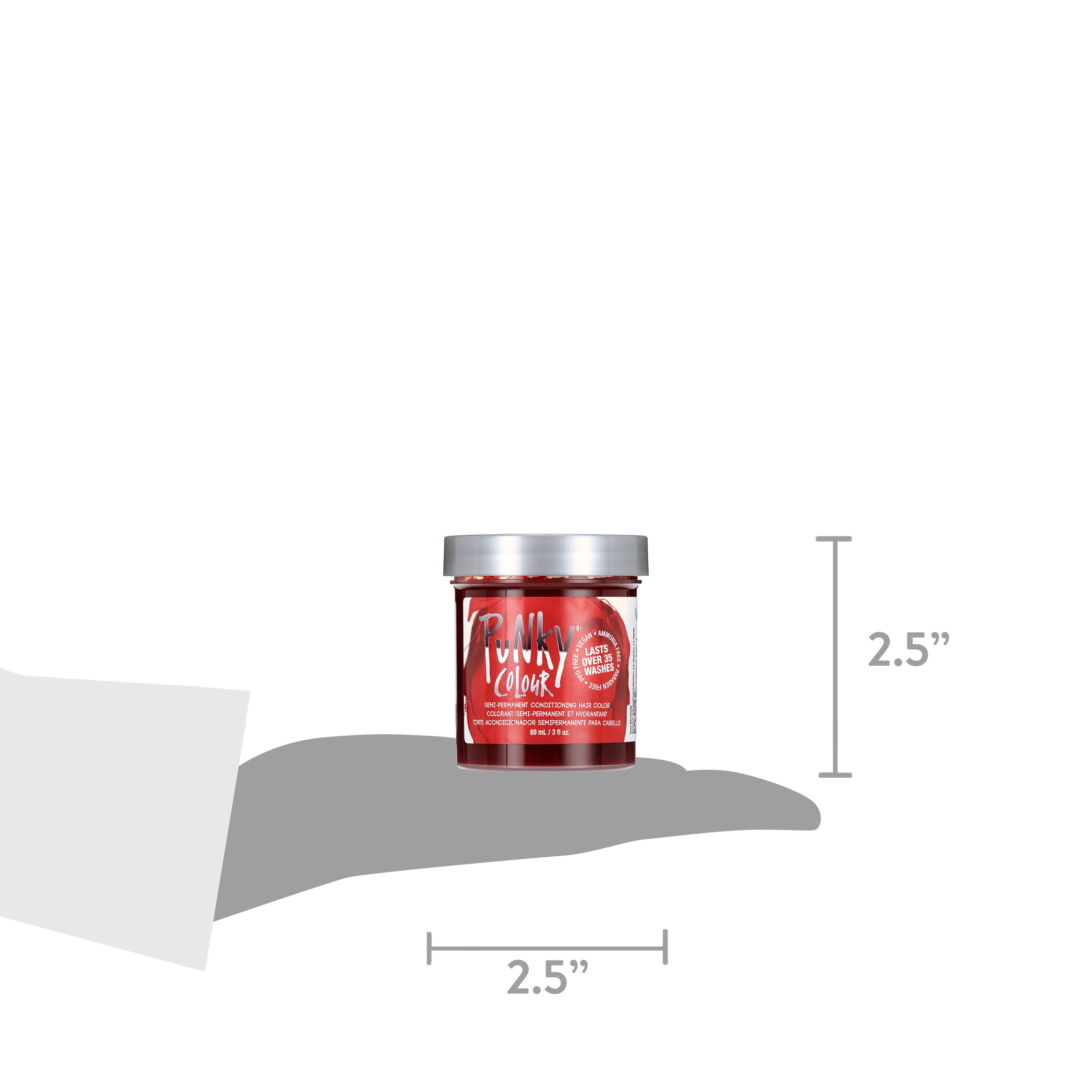 Punky Haarfarbe Zinnoberrot #1426 – 100 Ml Semi-permanente Farbe Für Gebleichtes & Behandeltes Haar