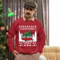 thumbnail image 5 of Christmas Sweatshirt, I Just Want to Go Camping Christmas Sweatshirt, Funny Holiday RV Ugly Sweater, Campfire & Camper Crewneck for Adventurers & Campers, 5 of 5