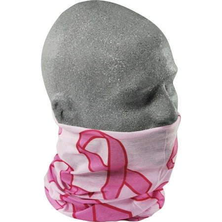 Zan Headgear 100 Percentage Polyester Ribbon Motley Tube (Pink) Pink Ribbon