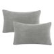 thumbnail image 1 of AQITTI Home Textile - Cojín decorativo rectangular de terciopelo a rayas de pana suave para sofá, 12 unidades, adecuado para sala de estar y dormitorio, 1 of 6