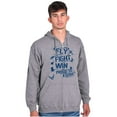 thumbnail image 5 of US Air Force Fly Fight Wind Pride Zip Up Hoodie Men's Women's Brisco Brands L, 5 of 6