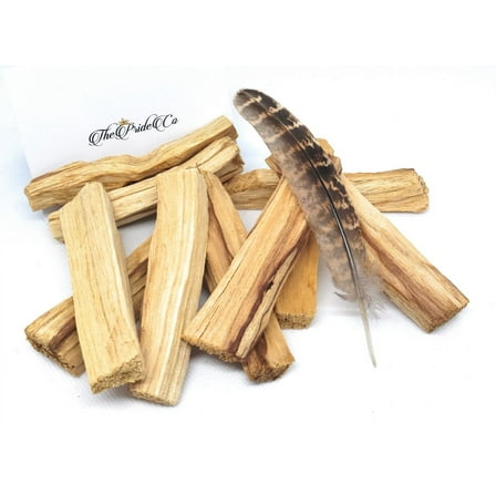 Palo Santo Smudge Incense Stick/Wood (10 Pack) With Brown Bead Bracelet