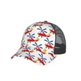 thumbnail image 6 of Lsque Cartoon Helicopter Printed Trucker Hat - Baseball Cap for Men Women - Breathable Mesh Side, Adjustable Fit - for Casual Wear, 6 of 7