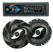 Dual XRM59BT Digital Car Receiver + 2x DS652 200W Max 6.5" 2-Way Speakers