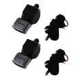 thumbnail image 1 of CSChome High Decibels Whistle Referee Whistle Set - 2Pcs, Mouthguard, Lanyard, Loud Sound, Professional Outdoor Training Whistle, 1 of 6