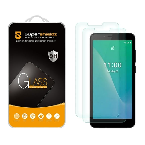 (2 Pack) Supershieldz Designed for Schok Volt SV55 Tempered Glass Screen Protector, Anti Scratch, Bubble Free