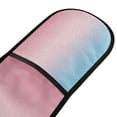 thumbnail image 4 of Yayeee Double Oven Mitt Kitchen Heat Resistant Baking 35" x7" Quilted Glove, Light Pink Gradient, 4 of 6
