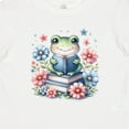 thumbnail image 4 of Inktastic Book Lover Reading Frog Librarian Girls Baby T-Shirt, 4 of 5