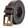 thumbnail image 2 of Big & Tall Belt for Mens 56"-80" Genuine Leather Belt Reinforced Strap Extra Long Belts for Casual Work Jean, 2 of 7