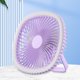 thumbnail image 1 of Ventilador de escritorio 3 velocidades Montado en la pared Bajo ruido para el hogar Camping Púrpura, 1 of 8