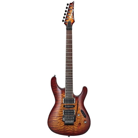 Ibanez S Standard Series S670QM Electric Guitar, Bound Rosewood Fretboard, Dragon Eye Burst