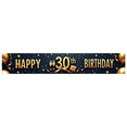 thumbnail image 2 of Yatrandify Gold Theme Happy Birthday Banner Decorative Design 30th Birthday Party Decoration Event Banner for Milestone Birthday Celebration Party Background Celebration Event, 2 of 7