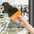 thumbnail image 4 of Cleaning Brush, Ongmies Glass Door in Shower Room Multifunctional Wiper and Brush for Squeezing Shower Glass Window Cleaning Water Wiper Used for Car Kitchen, A, 4 of 4