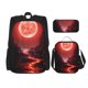 thumbnail image 1 of Disketp Red Moon Lava Mochila Estampada de Gran Capacidad con Lonchera y Estuche, Set de 3 Piezas para Estudiantes, 1 of 7