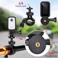 thumbnail image 4 of Cámara de Pulgar 2K con Pantalla HD de 1,47 Pulgadas, Mini Soporte para Moto, Videocámara para Deportes Al Aire Libre, Viajes en Bicicleta, Color Negro., 4 of 8