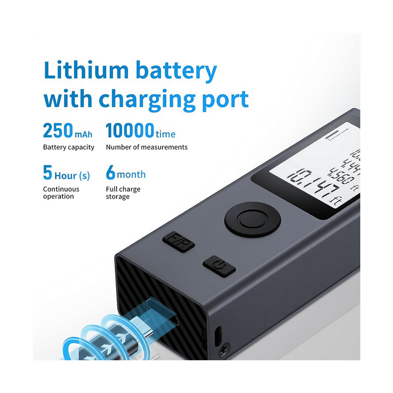Mini Laser Distance Measurement Tool, 131Ft/40M, ±2mm
