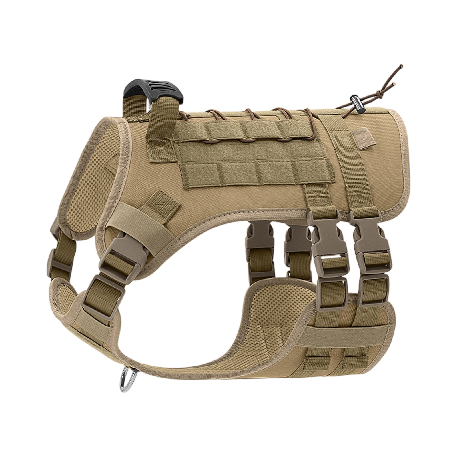 Heavy-Duty Dog Harness for Large Dogs No-Pull, Chest Strap Leash Set with Reflective Strips, Chew Resistant PetHarness for Walking C Size:M