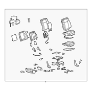 Genuine OE GM Seat Assembly - 25832726