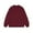 Burgundy, variant on Wyobmus Mens Cotton Crewneck Tshirt Loose Fit Ribbed Pullover Solid Long Sleeve Closed Cuff Sweatshirts Black